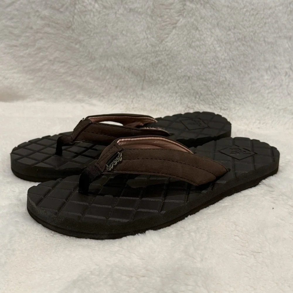 REEF Dreams II Brown Flip Flops Womens Sz 6 RARE DISCONTINUED DEADSTOCK Comfy